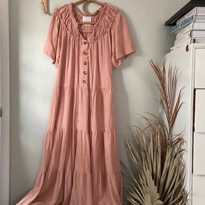 The Lillaby Club muted pink dress XS